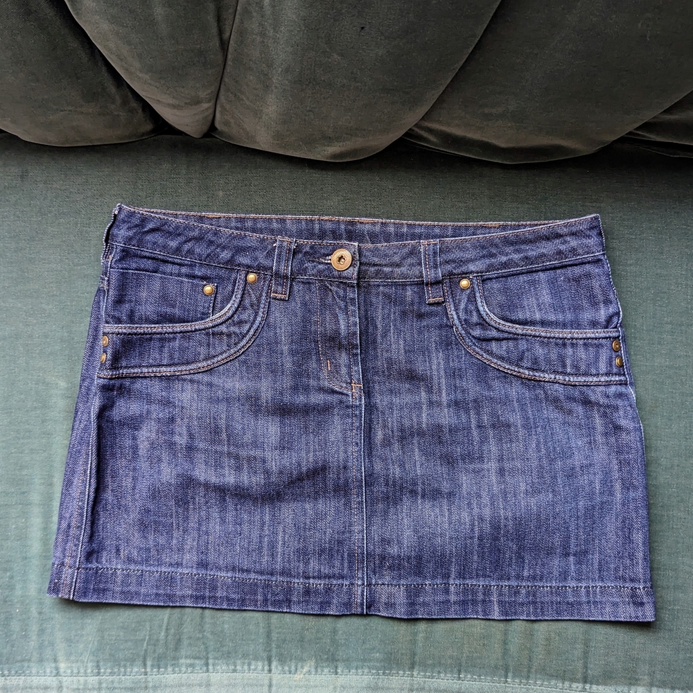 Y2K Dorothy Denim Mini Skirt, Size 8
